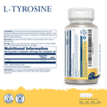 Image 2 for L-Tyrosine Free-Form Amino Acid Supplement 1000mg 60 Capsules