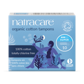Image 1 for Organic Cotton Non-applicator Tampons 10 Count | Super Absorbency Handy | Toxin-Free, Plastic-Free| Pack of 1