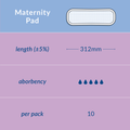 Image 5 for Maternity Pads for Postpartum Bleeding | 10 Pads | Pack of 1