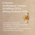 Image 3 for Pro-Gut Extra - 20Billion CFU Live Bacteria - 6 Synbalance® Strains with FOS - 30 Vegan Capsules