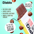 Image 4 for No Added Sugar Milk Chocolate Bar Hazelnuts 75g