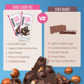 Image 5 for No Added Sugar Dark Chocolate Bar Hazelnuts 85g