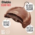 Image 2 for No Added Sugar Cookies and Cream Dark Chocolate 128g