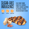 Image 3 for Sugar Free Chocolate Striped Peanut Cookies 150g