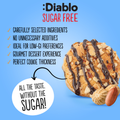 Image 4 for Sugar Free Chocolate Striped Peanut Cookies 150g