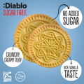 Image 2 for Sugar Free Vanilla Sandwich Cookie Cocoa Cream 176g (4x the 44g)