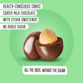 Image 4 for No Added Sugar Milk Chocolate Peanuts 40g Pack of 24
