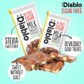 Image 3 for No Added Sugar Milk Chocolate Bar Hazelnuts 75g Pack of 15