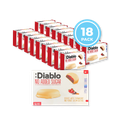 Image 1 for No Added Sugar Cookies Strawberry and Peanut Cream Coating 100g Pack of 18