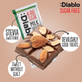 Image 3 for No Added Sugar Milk Chocolate Bar Almonds 75g Pack of 8