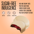Image 4 for No Added Sugar Cookies Strawberry and Peanut Cream Coating 100g Pack of 9