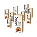 Image 1 for No Added Sugar Cocoa Cookies Peanut Filling Half Coated Milk Chocolate 110g Pack of 9