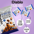 Image 3 for No Added Sugar Butter Sweets Filled with Chocolate 75g Pack of 8