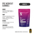 Image 2 for Pre Workout Gummies Mixed Berry 60 Gummy
