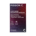 Image 2 for Mission C Lion’s Mane Capsules 8000mg with Vitamin B6 & B12 60 Vegan Capsules