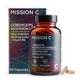 Image 1 for Mission C Cordyceps Capsules 8000mg with Vitamin B5 60 Vegan Capsules