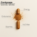 Image 3 for Mission C Cordyceps Capsules 8000mg with Vitamin B5 60 Vegan Capsules