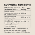 Image 5 for Mission C Reishi Capsules 6000mg with Ashwagandha + Magnesium 60 Vegan Capsules