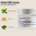 Image 5 for Mission C CBD Cream 1000mg infused with Peppermint, Arnica, and Camphor – for joints and muscles 50ml