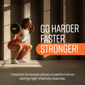 Image 4 for Creatine Powder 3.5g per serving - 400g pouch - 114 servings of Pure Creatine Monohydrate Powder