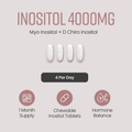 Image 3 for Myo-Inositol D-Chiro-Inositol with Chromium, Folic Acid & B6 - 4000mg per Serving - 120 Tablets