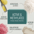 Image 5 for Methylated Vitamin B Complex with Vitamin C - 11 B Vitamins - 120 Tablets