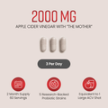Image 3 for Apple Cider Vinegar Complex with Mother - 2000mg per Serving - 180 Capsules