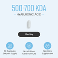 Image 3 for Hyaluronic Acid with Vitamin C - 300mg - 60 Capsules
