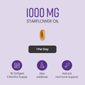Image 3 for Starflower Oil with Vitamin B6 - 1000mg - 90 Softgels