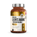 Image 1 for Organic Lions Mane Mushroom Complex with Gingko Biloba - 3600mg per Serving - 120 Capsules