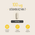 Image 3 for Vitamin K2 MK7 from Natto Extract 100mcg - 120 Capsules