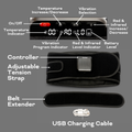 Image 4 for Zen Physio Lower Back Therapy Belt with Infrared Light, Heat & Vibration Massage Pad