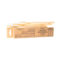 Image 1 for Bamboo Toothbrushes Castor Bean Oil - Medium Bristles - Adult 3Pack