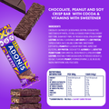 Image 2 for ADONiS Double Choc Crisp Keto Hight Protein Bar (16x45g)