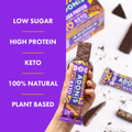 Image 4 for ADONiS Double Choc Crisp Keto Hight Protein Bar (16x45g)