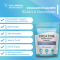 Image 3 for Creatine Monohydrate Complex Capsules + BCAAs 2000mg 120 Capsules
