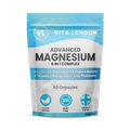 Image 1 for Magnesium 6 in 1 Complex Bisglycinate, Citrate, Malate 1500mg  60 Capsules
