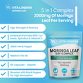 Image 3 for Moringa Leaf 5 In 1 Complex  2000mg  60 Capsules