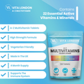 Image 3 for AZ Multivitamins & Minerals with Iron for Men & Women 120 Tablets