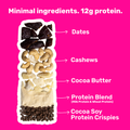 Image 5 for Cashew Cookie Dough Clean Protein Bar 12 x 48g