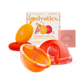 Image 1 for Reusable Menstrual Discs With Pull-Off Ring S & L - comfydisc Orange & Red (2pcs)
