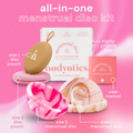 Image 5 for Reusable Menstrual Discs With Pull-Off Ring S & L - comfydisc Beige & Pink (2pcs)