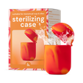 Image 1 for Menstrual Cup Sterilizer For Discs & Cups - comfycase Red & Orange (1pcs)