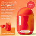 Image 4 for Menstrual Cup Sterilizer For Discs & Cups - comfycase Red & Orange (1pcs)
