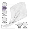 Image 3 for Luxury Microfibre Hair Towel Wrap White