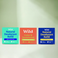 Image 1 for WILD Thunderstorm, Sandalwood & Cedar & Mint & Aloe Deodorant Refill Bundle
