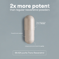 Image 3 for SOOO solid: 99.83% purity Trans-Resveratrol 90 Capsules