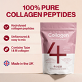 Image 2 for 4HER Collagen: Pure Collagen Powder Peptides Unflavoured 500g