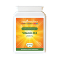 Image 1 for Wholefood Vitamin D3 2500IU/62.5μg | 60 Capsules