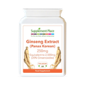 Image 1 for Panax Korean Ginseng Equiv. to 2,500mg | 20% Ginsenosides | 60 Capsules